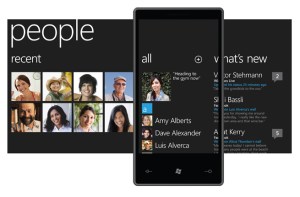 The Windows Phone 7 People Hub